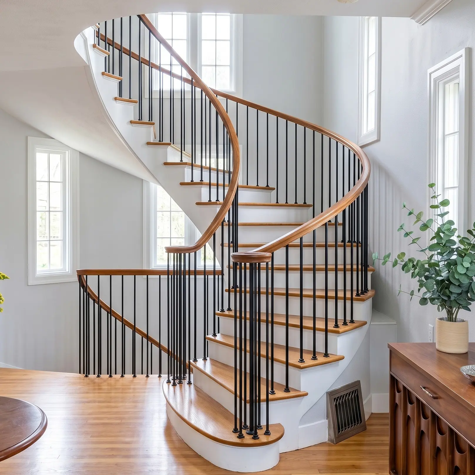 Curved staircase